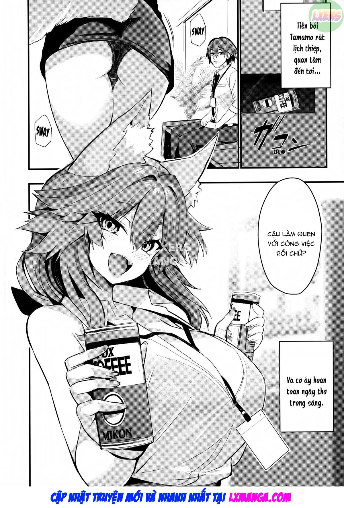 HentaiVN.net - Ảnh 6 - Senpai Office Worker Tamamo [Senpai OL Tamamo-San] - Oneshot