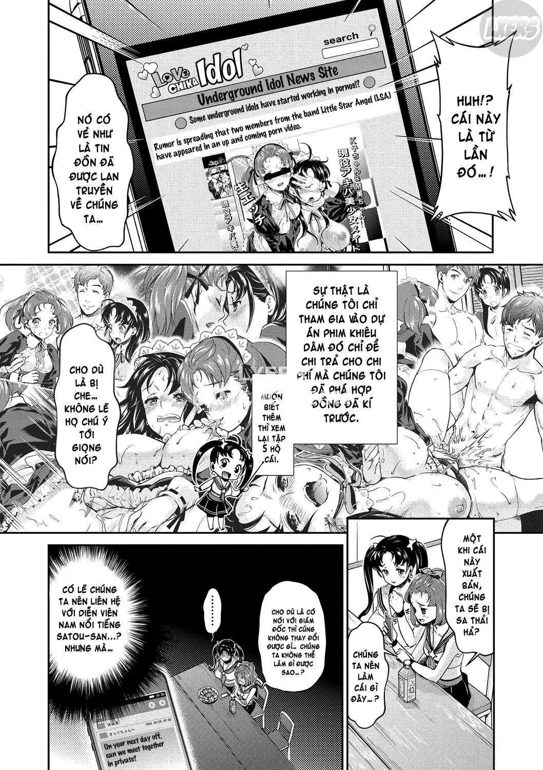 HentaiVN.net - Ảnh 6 - Kirari, The Legend Of IDOL [Idol Densetsu Kirari] - Chap 6