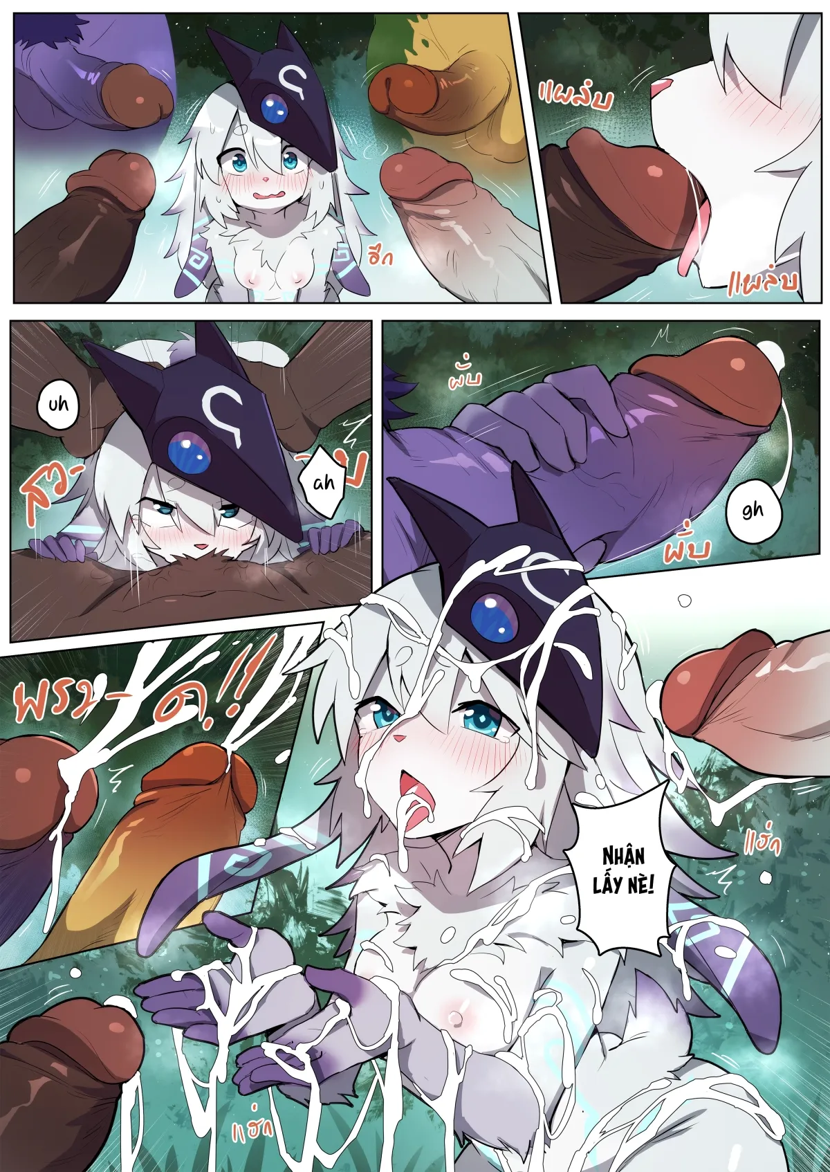 HentaiVN.net - Ảnh 4 - Fluffy Lamb in Brush - Oneshot