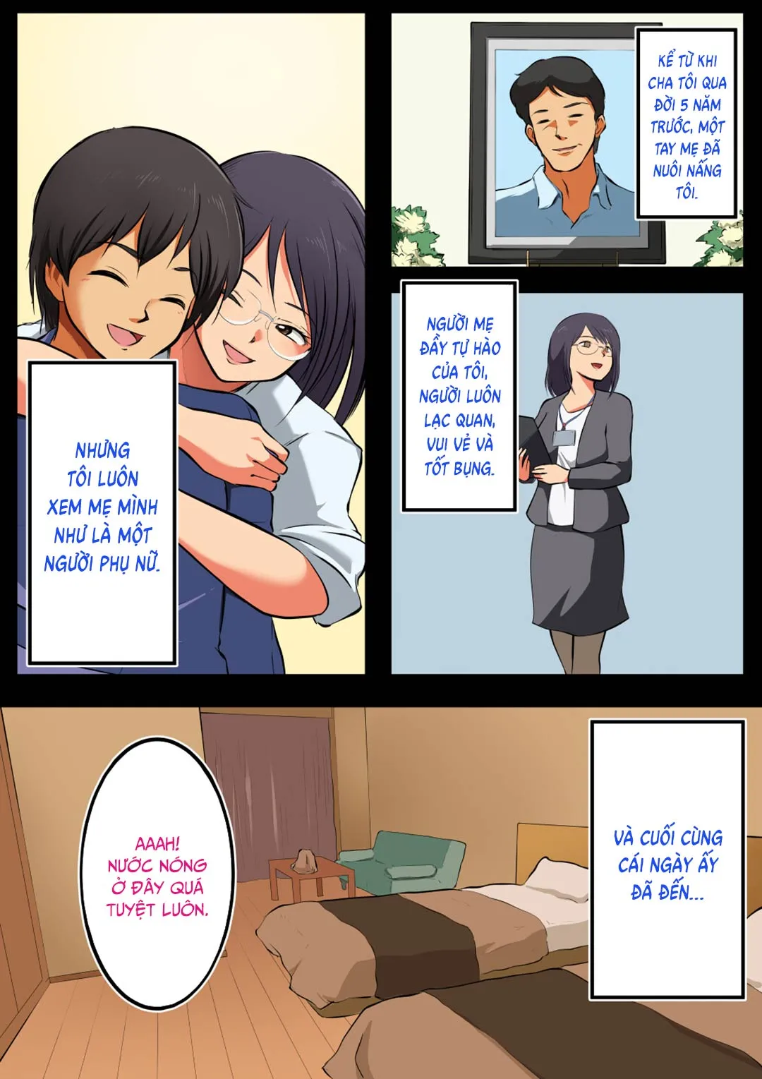 HentaiVN.net - Ảnh 10 - Mẹ tôi sẽ mang thai đứa bé của tôi [Kaa-San Ni Wa Ore No Ko O Unde Morau; My Mother Is Going To Have My Baby] - Oneshot