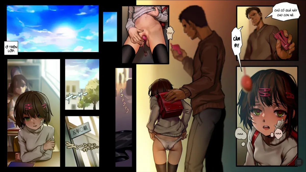 HentaiVN.net - Ảnh 10 - Bé loli và con hẻm nhỏ [The girl and the bacl alley] - Siêu phẩm sếch loli