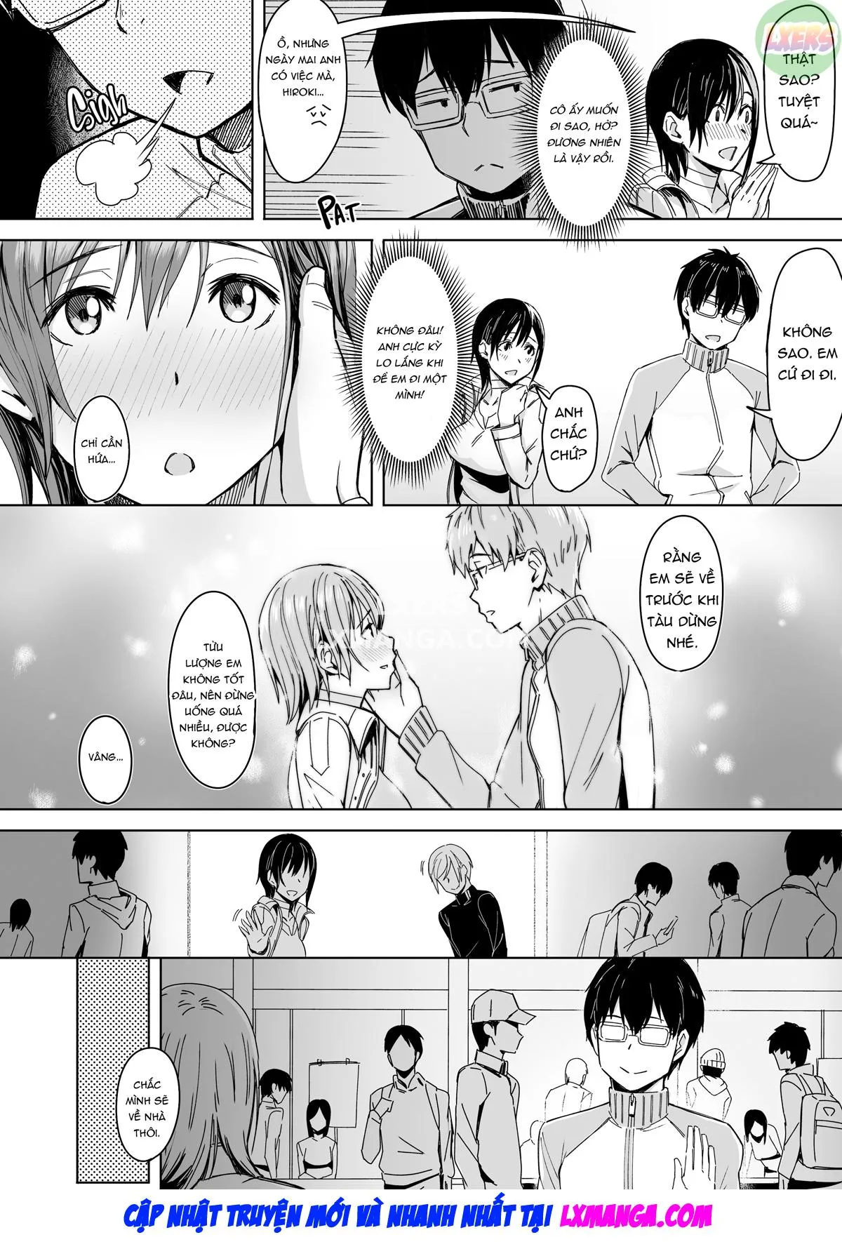 HentaiVN.net - Ảnh 8 - Page no Naka de Dakareru Kanojo - Oneshot