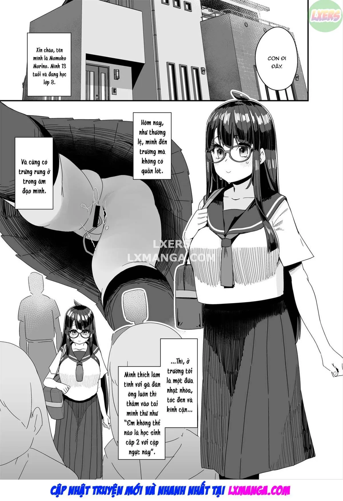 HentaiVN.net - Ảnh 11 - A Story About a Slutty, Big-Breasted JC Who Masturbates in School [Dosukebe Kyonyuu JC ga Kounai Onanie Suru Hanashi] - Oneshot