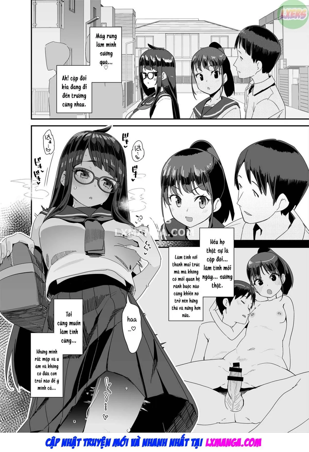 HentaiVN.net - Ảnh 12 - A Story About a Slutty, Big-Breasted JC Who Masturbates in School [Dosukebe Kyonyuu JC ga Kounai Onanie Suru Hanashi] - Oneshot