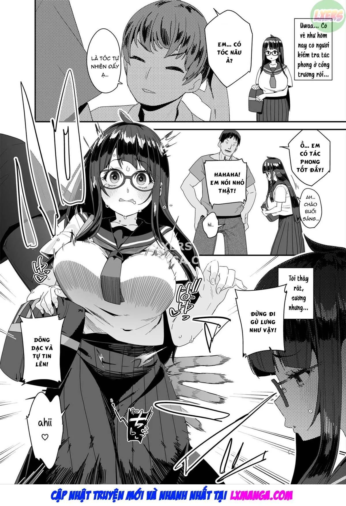 HentaiVN.net - Ảnh 14 - A Story About a Slutty, Big-Breasted JC Who Masturbates in School [Dosukebe Kyonyuu JC ga Kounai Onanie Suru Hanashi] - Oneshot