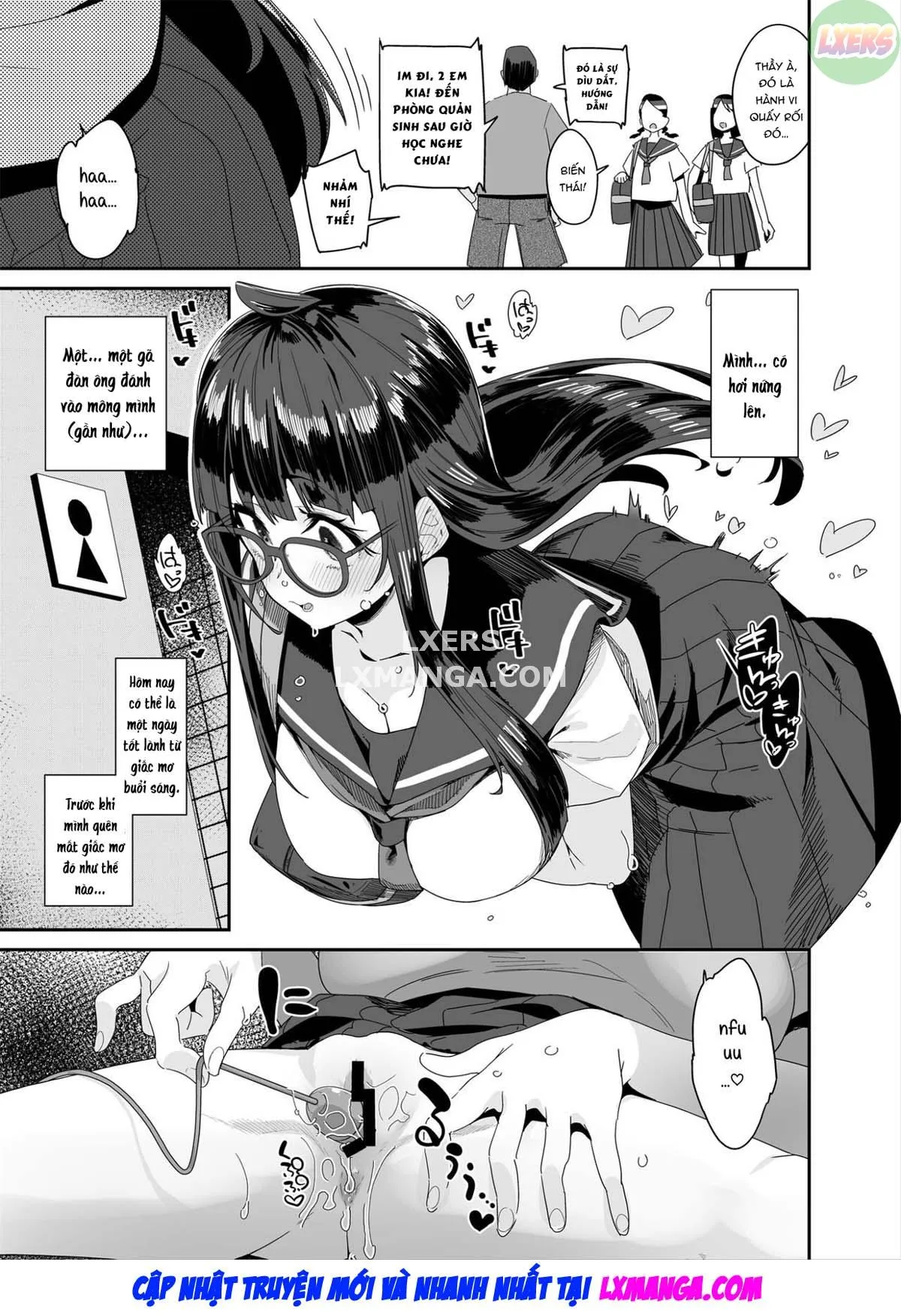 HentaiVN.net - Ảnh 15 - A Story About a Slutty, Big-Breasted JC Who Masturbates in School [Dosukebe Kyonyuu JC ga Kounai Onanie Suru Hanashi] - Oneshot