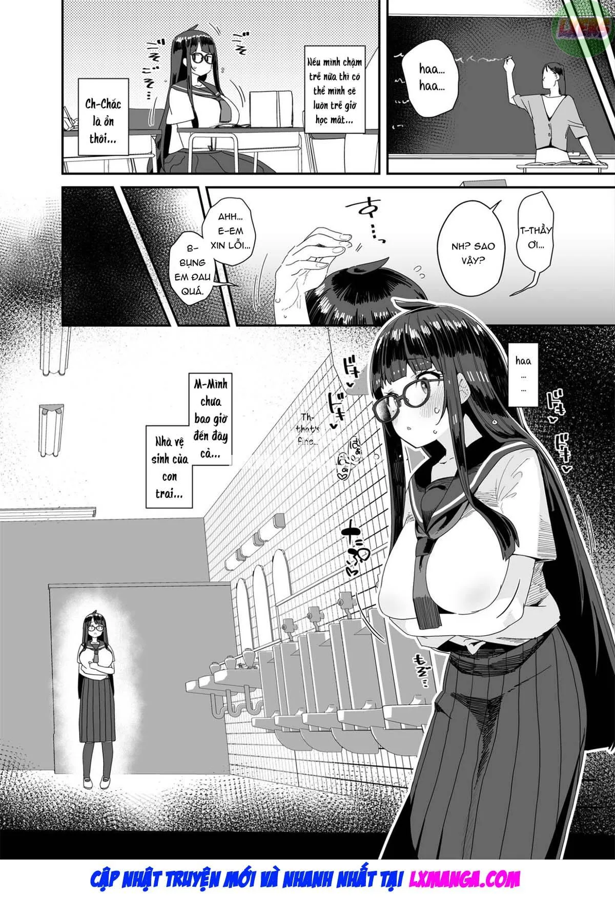 HentaiVN.net - Ảnh 22 - A Story About a Slutty, Big-Breasted JC Who Masturbates in School [Dosukebe Kyonyuu JC ga Kounai Onanie Suru Hanashi] - Oneshot