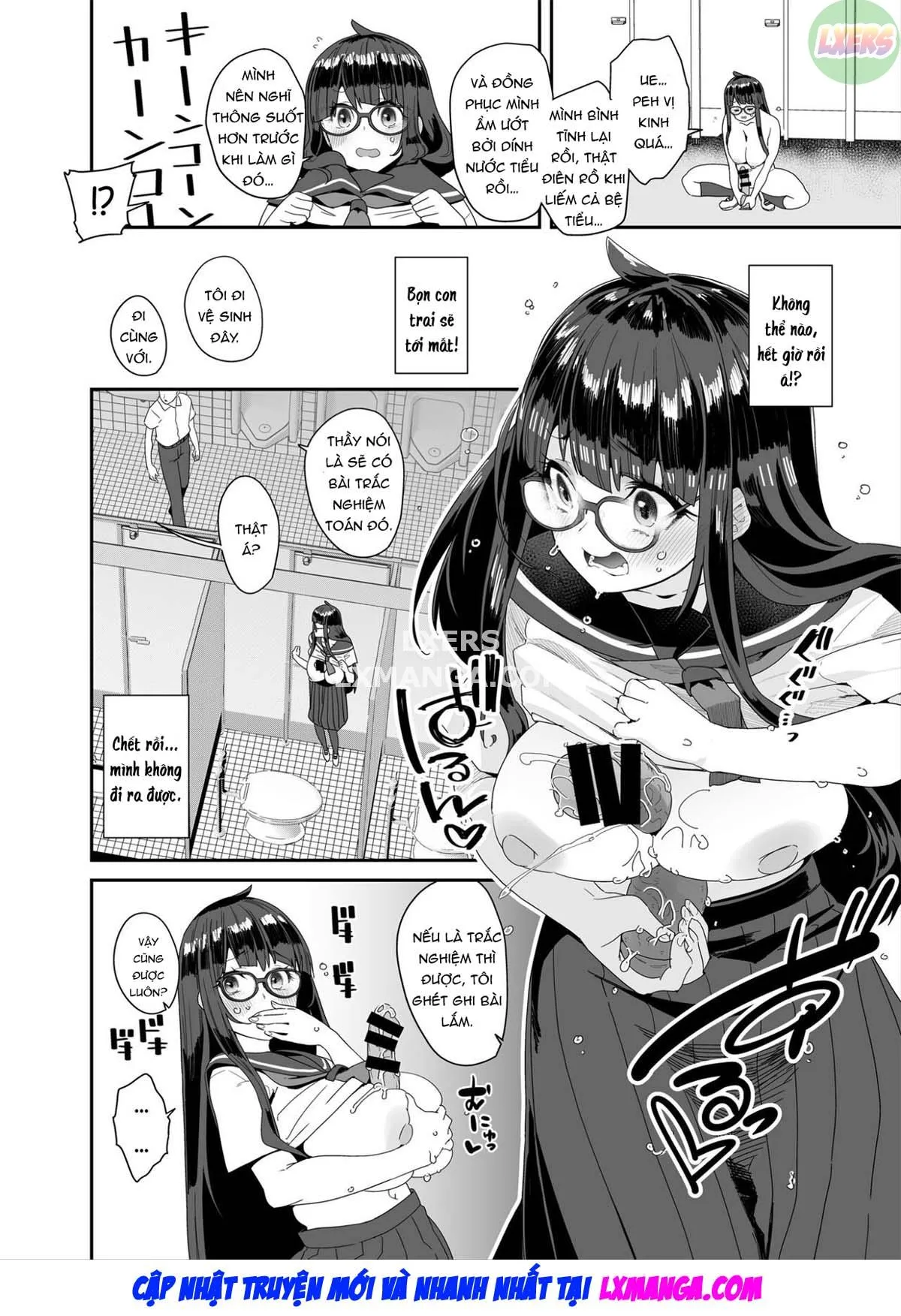 HentaiVN.net - Ảnh 28 - A Story About a Slutty, Big-Breasted JC Who Masturbates in School [Dosukebe Kyonyuu JC ga Kounai Onanie Suru Hanashi] - Oneshot