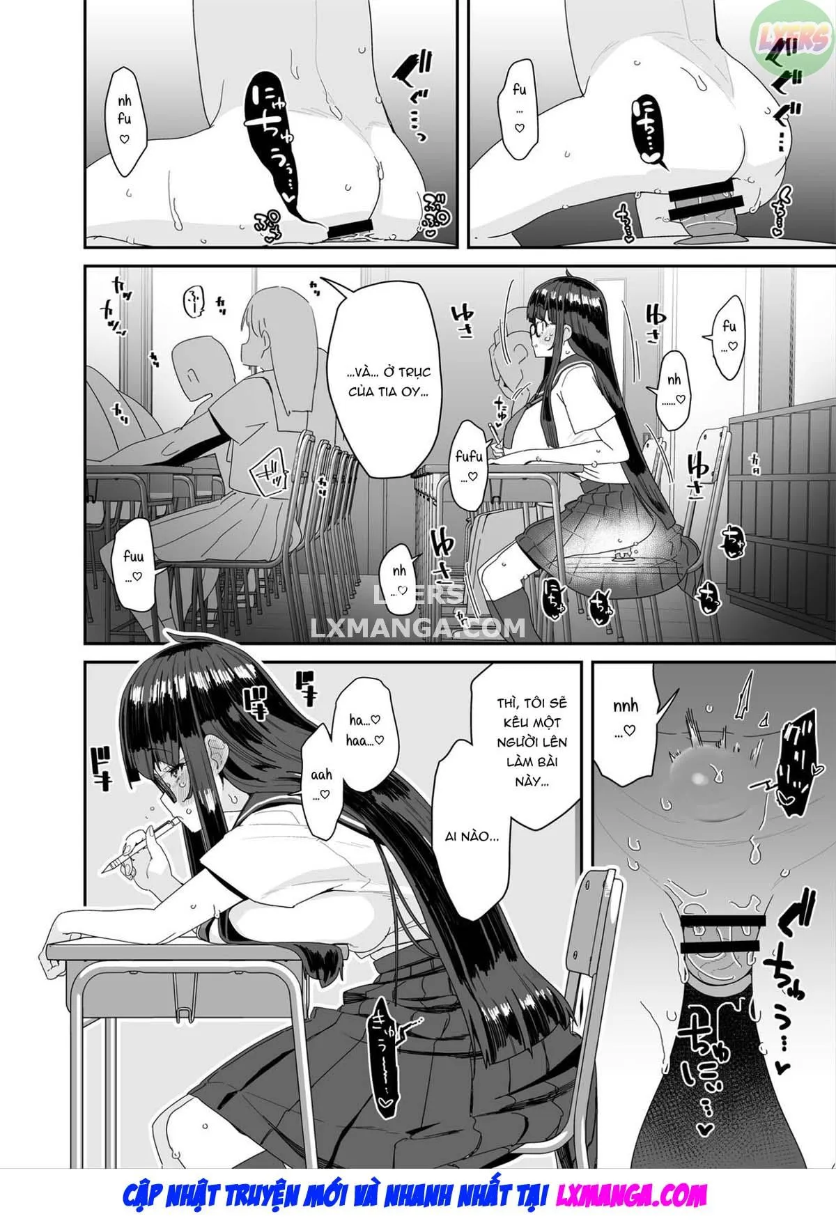 HentaiVN.net - Ảnh 38 - A Story About a Slutty, Big-Breasted JC Who Masturbates in School [Dosukebe Kyonyuu JC ga Kounai Onanie Suru Hanashi] - Oneshot