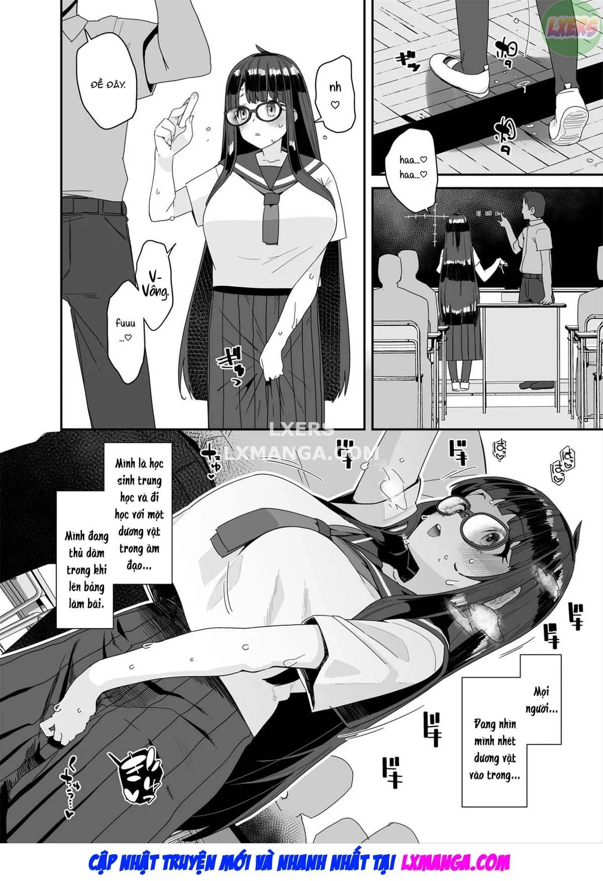HentaiVN.net - Ảnh 46 - A Story About a Slutty, Big-Breasted JC Who Masturbates in School [Dosukebe Kyonyuu JC ga Kounai Onanie Suru Hanashi] - Oneshot
