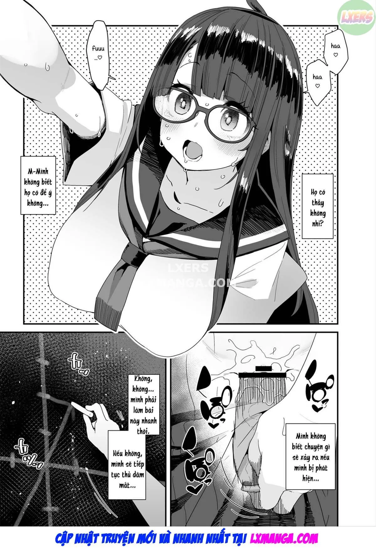 HentaiVN.net - Ảnh 47 - A Story About a Slutty, Big-Breasted JC Who Masturbates in School [Dosukebe Kyonyuu JC ga Kounai Onanie Suru Hanashi] - Oneshot