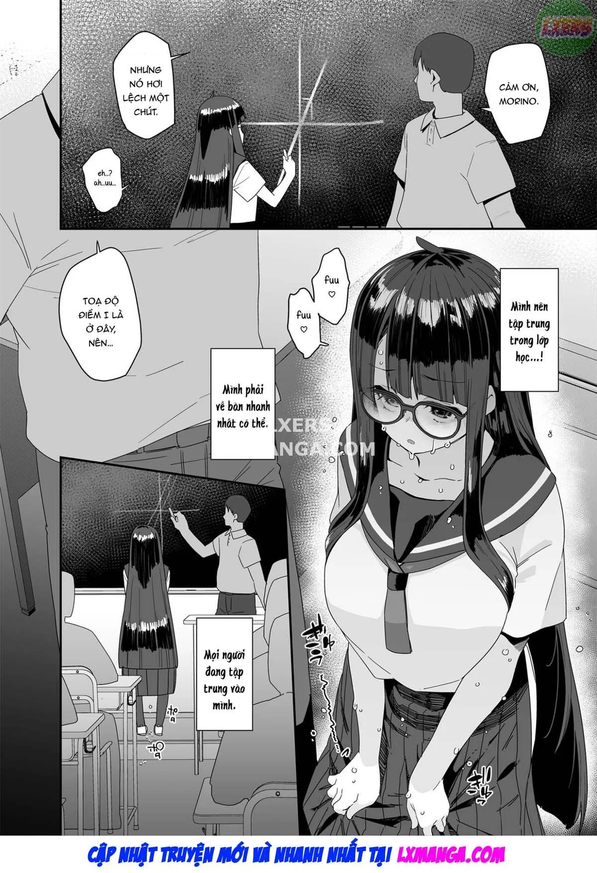 HentaiVN.net - Ảnh 48 - A Story About a Slutty, Big-Breasted JC Who Masturbates in School [Dosukebe Kyonyuu JC ga Kounai Onanie Suru Hanashi] - Oneshot