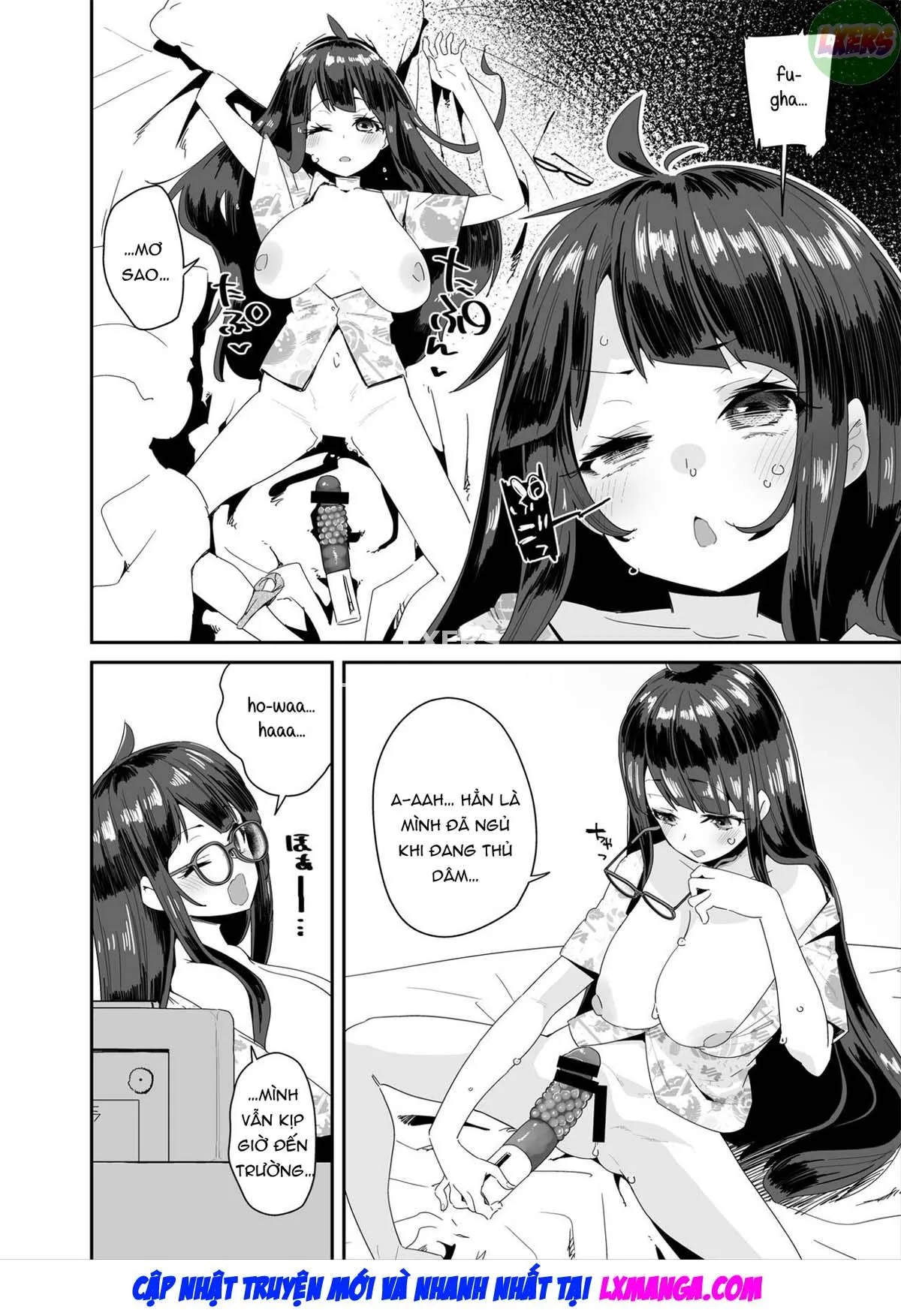 HentaiVN.net - Ảnh 8 - A Story About a Slutty, Big-Breasted JC Who Masturbates in School [Dosukebe Kyonyuu JC ga Kounai Onanie Suru Hanashi] - Oneshot