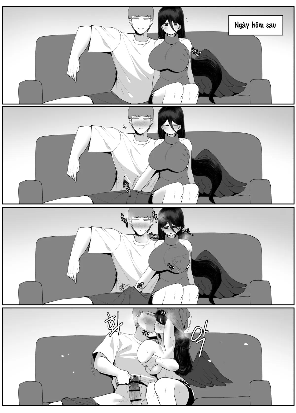 HentaiVN.net - Ảnh 3 - Sống cùng Hasumi vú bự [하스미랑 동거하는 만와] - Oneshot