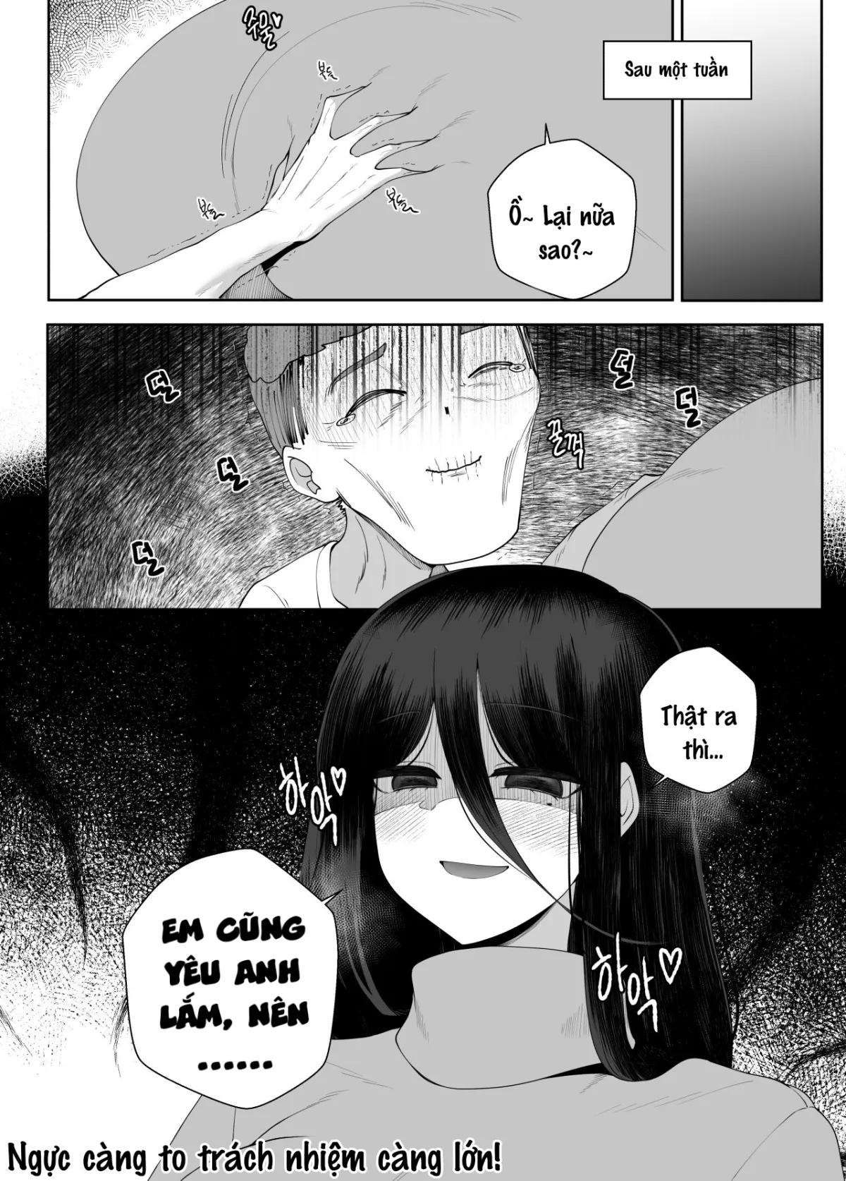 HentaiVN.net - Ảnh 7 - Sống cùng Hasumi vú bự [하스미랑 동거하는 만와] - Oneshot