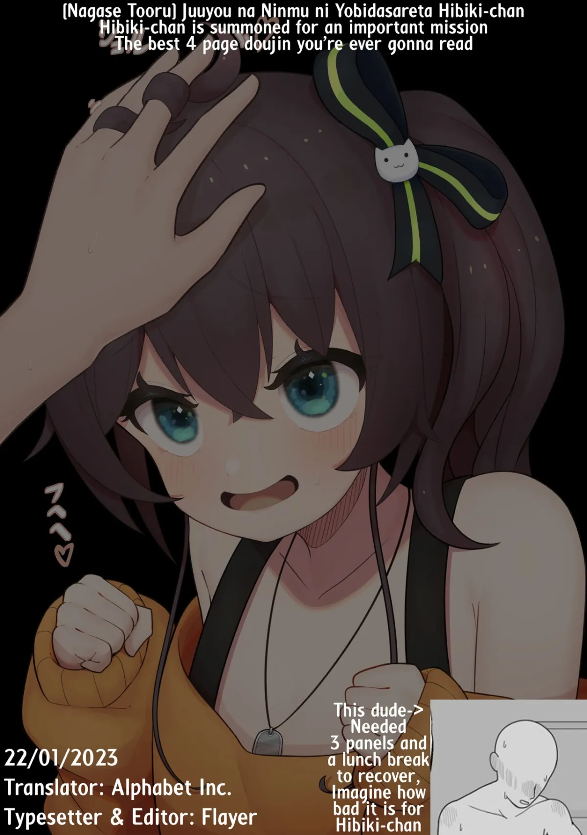 HentaiVN.net - Ảnh 7 - Juuyou na Ninmu ni Yobidasareta Hibiki-chan [Hibiki-chan is summoned for an important mission] - Oneshot