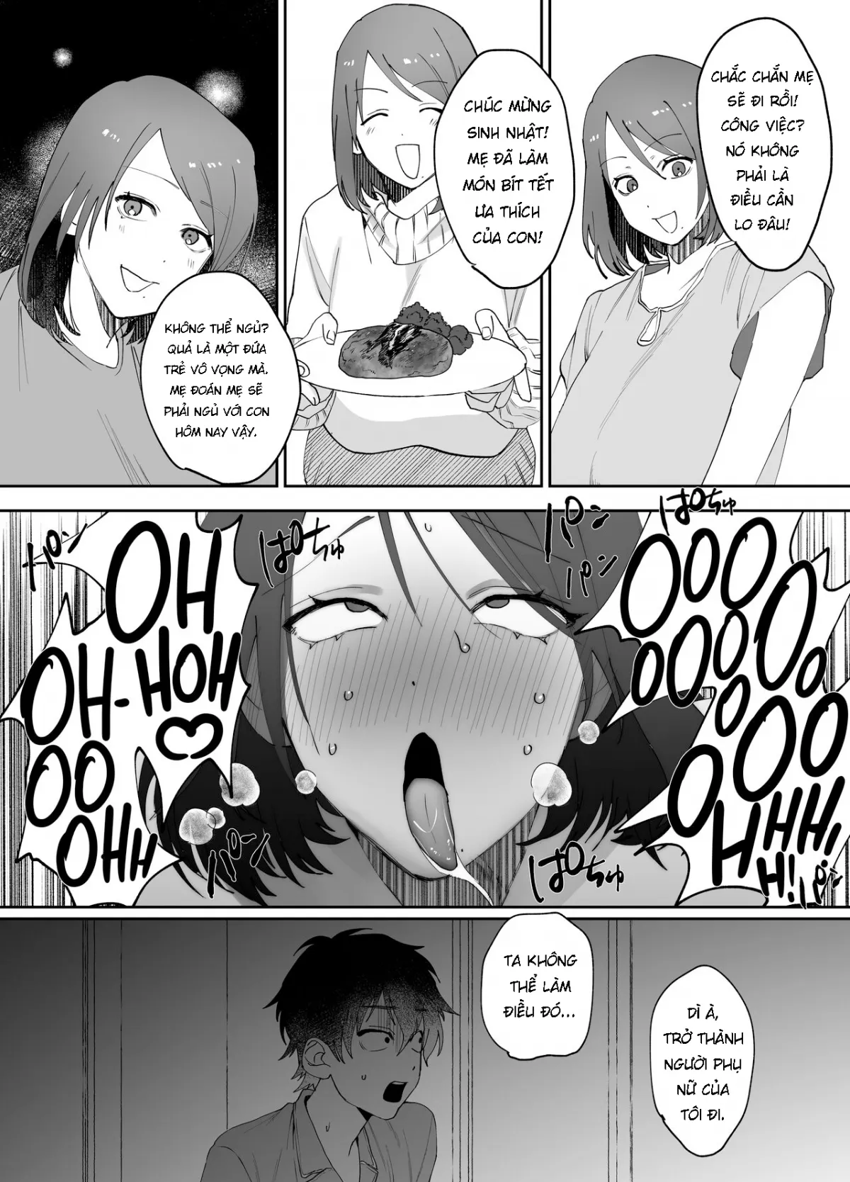 HentaiVN.net - Ảnh 24 - Kaa-san ga Tomodachi to Sex Shiteita Ken [Thằng bạn thuở nhỏ chơi mẹ của tôi] - Oneshot