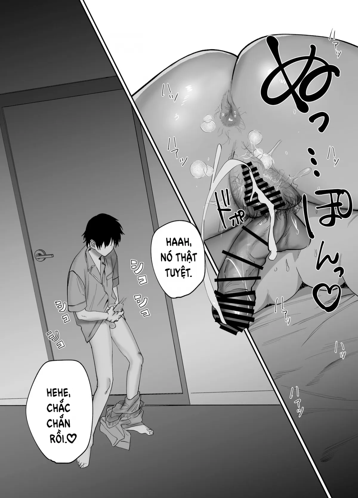 HentaiVN.net - Ảnh 30 - Kaa-san ga Tomodachi to Sex Shiteita Ken [Thằng bạn thuở nhỏ chơi mẹ của tôi] - Oneshot
