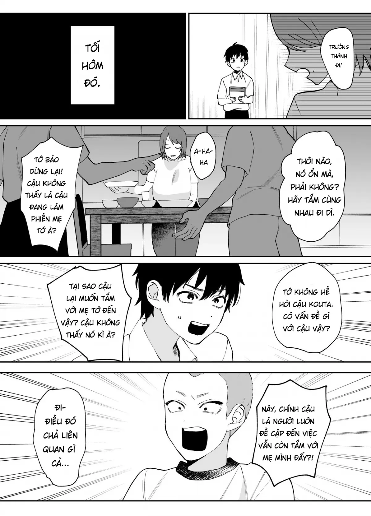 HentaiVN.net - Ảnh 4 - Kaa-san ga Tomodachi to Sex Shiteita Ken [Thằng bạn thuở nhỏ chơi mẹ của tôi] - Oneshot
