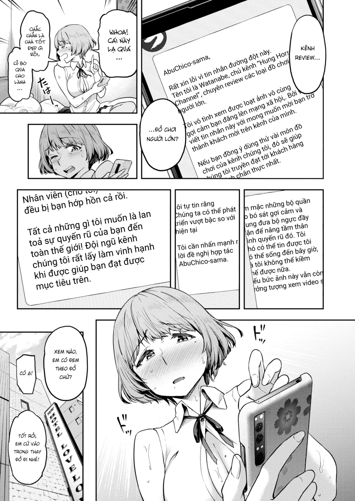 HentaiVN.net - Ảnh 12 - Watashi wa Tada Skirt o Mijikaku shita dake - Part 1