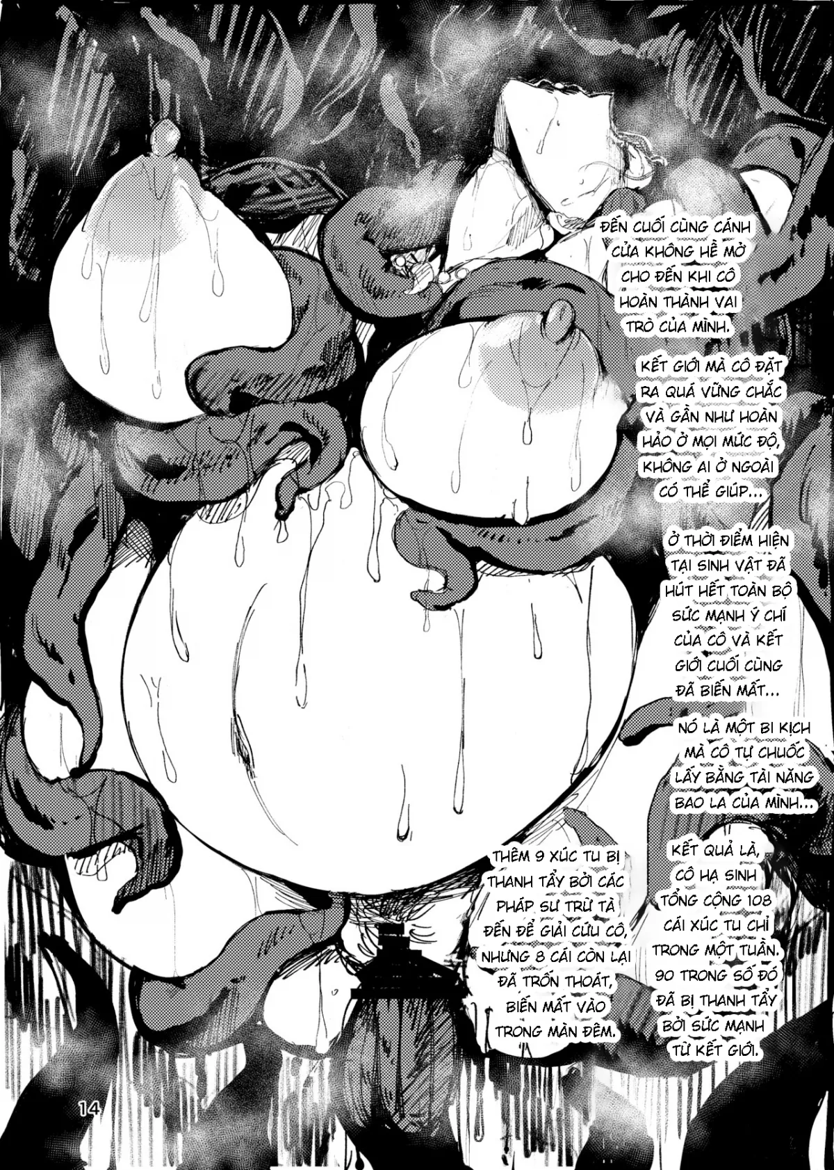 HentaiVN.net - Ảnh 13 - Igyou Koubi Kairaku Jigoku [Pháp sư trừ tà và quỷ xúc tu] - Oneshot