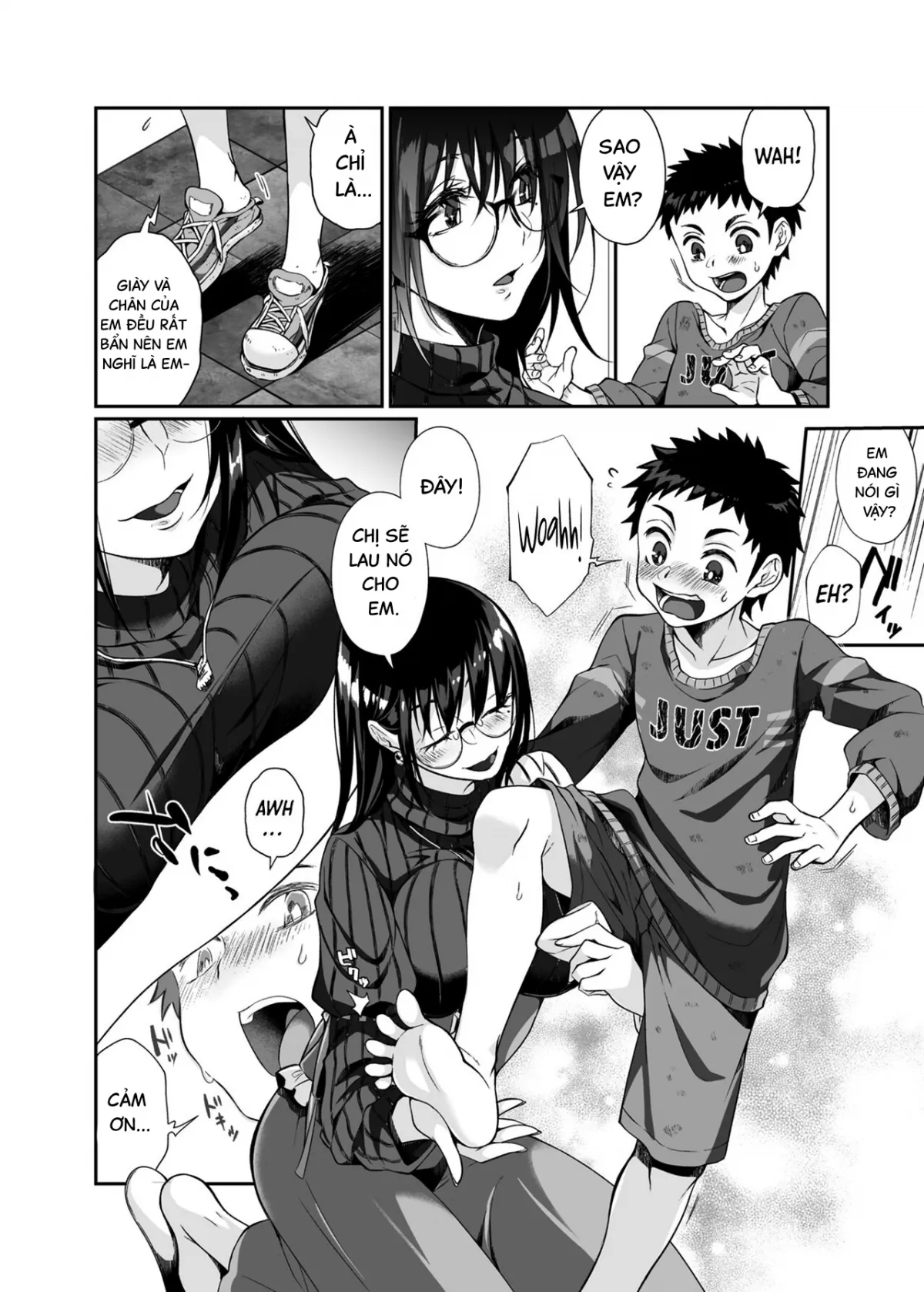 HentaiVN.net - Ảnh 14 - Deadly Onee-san [hissasute onee-san; bà chị chết chóc] - Oneshot