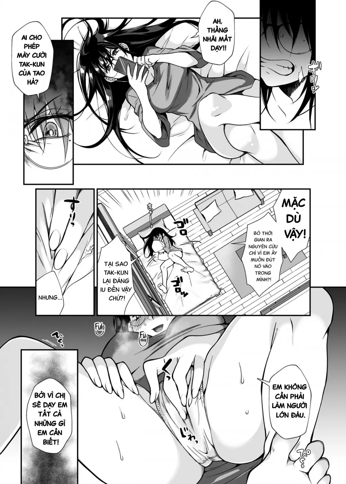 HentaiVN.net - Ảnh 51 - Deadly Onee-san [hissasute onee-san; bà chị chết chóc] - Oneshot