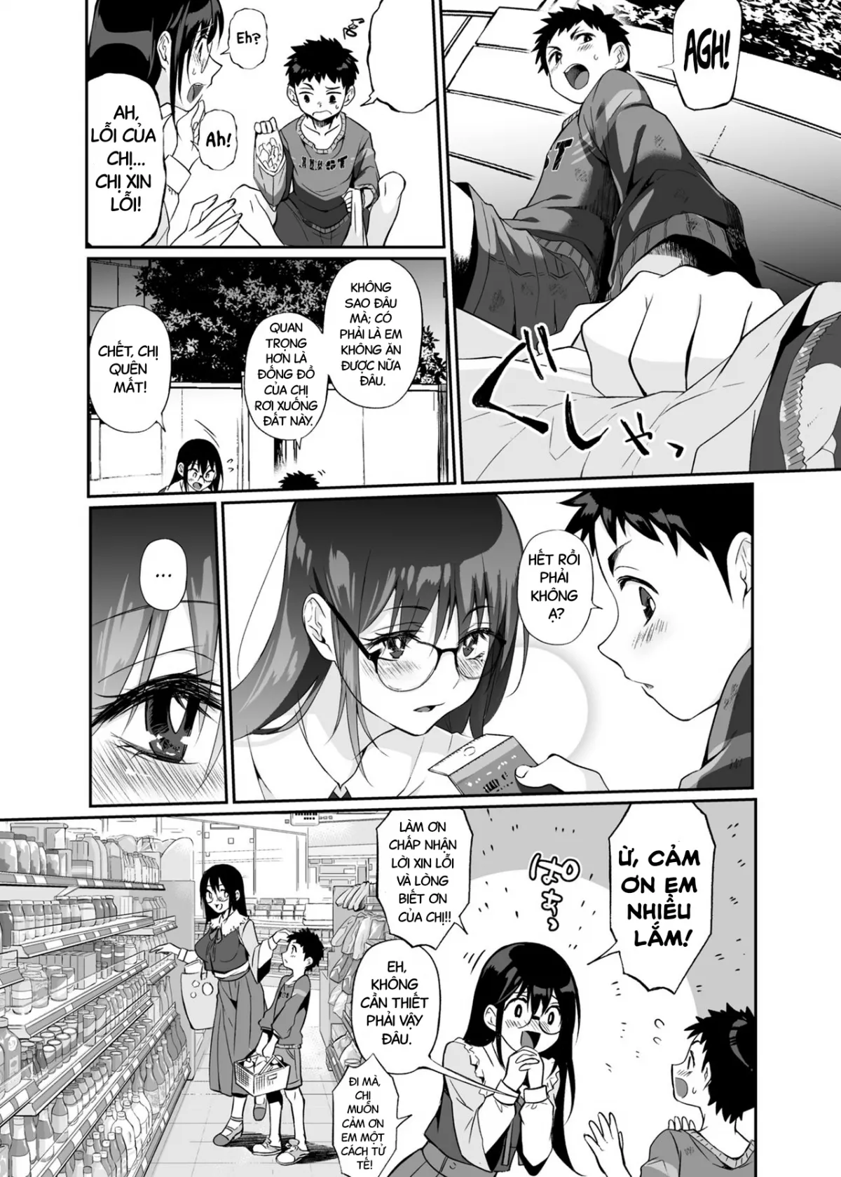 HentaiVN.net - Ảnh 8 - Deadly Onee-san [hissasute onee-san; bà chị chết chóc] - Oneshot