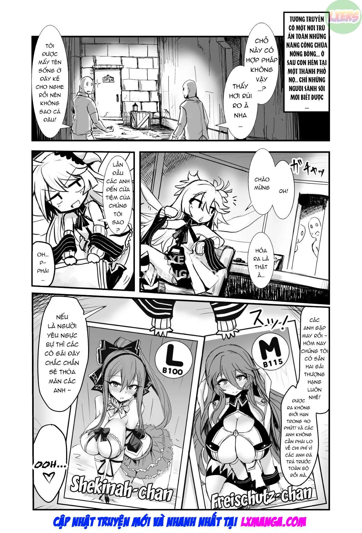HentaiVN.net - Ảnh 5 - A Titfuck Brothel With Killer Princesses [Kill Hime no Iru Paizuri Fuuzoku] - Chap 1