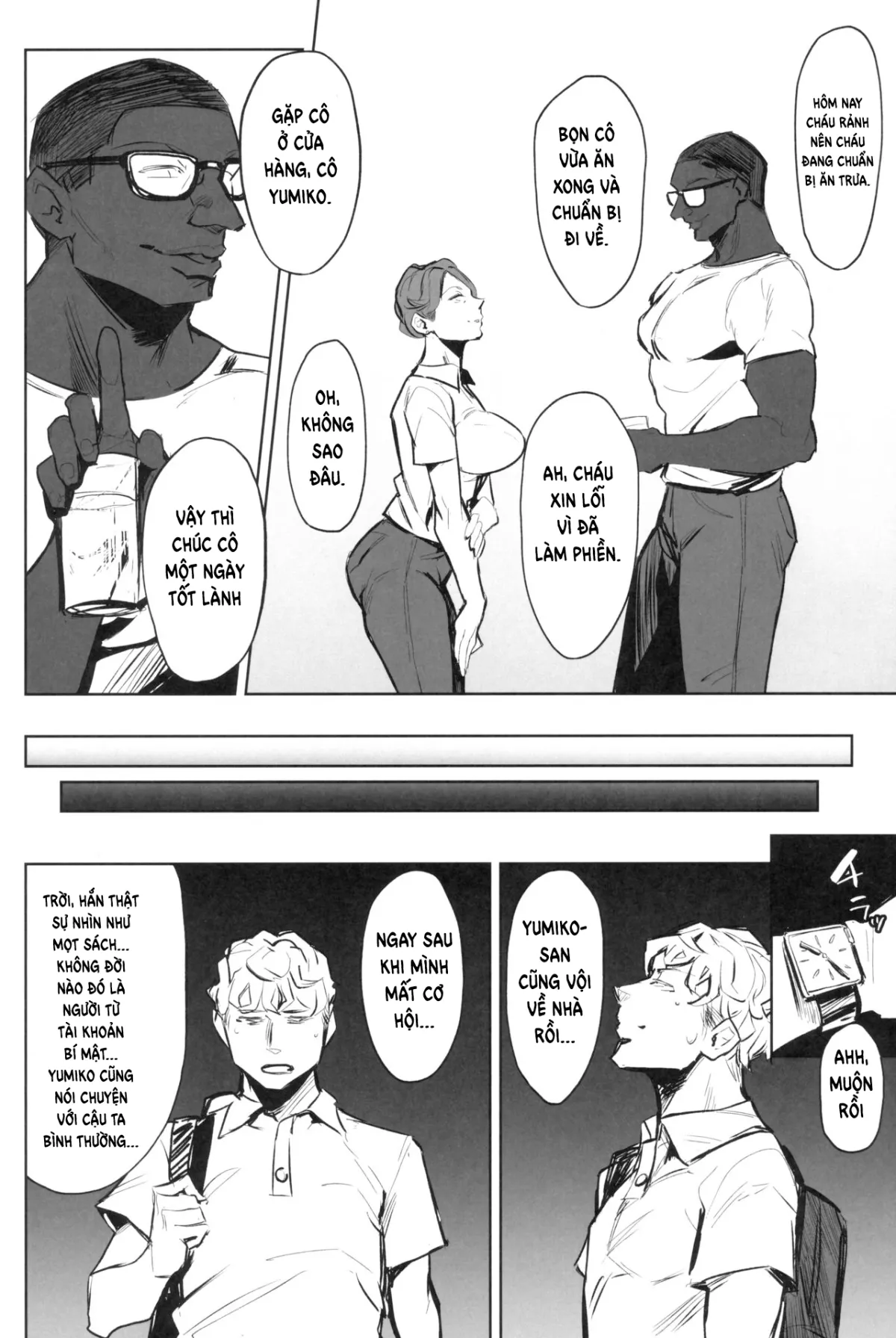 HentaiVN.net - Ảnh 10 - Zenteika wa Kuro ni Somaru [Zenteika Dyed in Black] - Oneshot