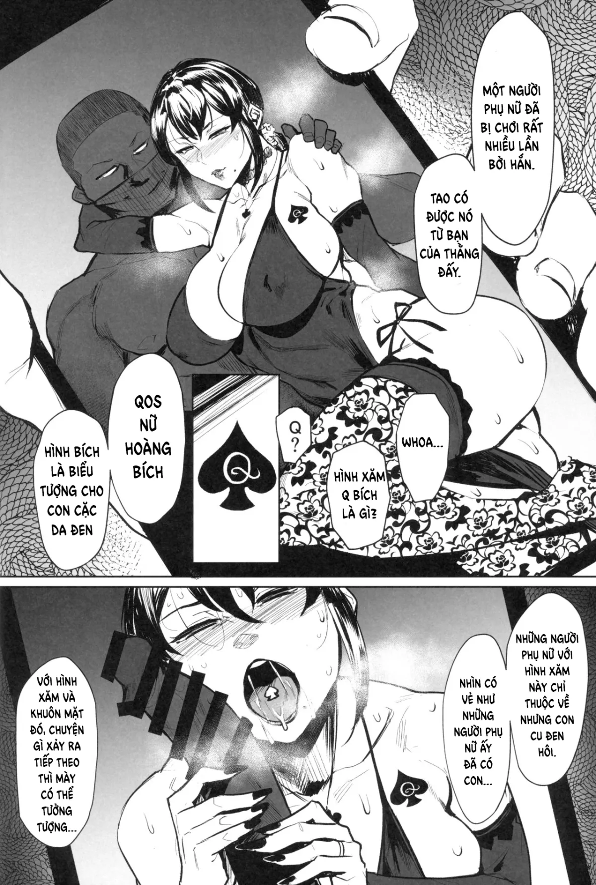 HentaiVN.net - Ảnh 4 - Zenteika wa Kuro ni Somaru [Zenteika Dyed in Black] - Oneshot