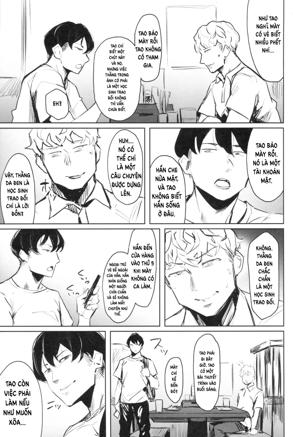 HentaiVN.net - Ảnh 5 - Zenteika wa Kuro ni Somaru [Zenteika Dyed in Black] - Oneshot