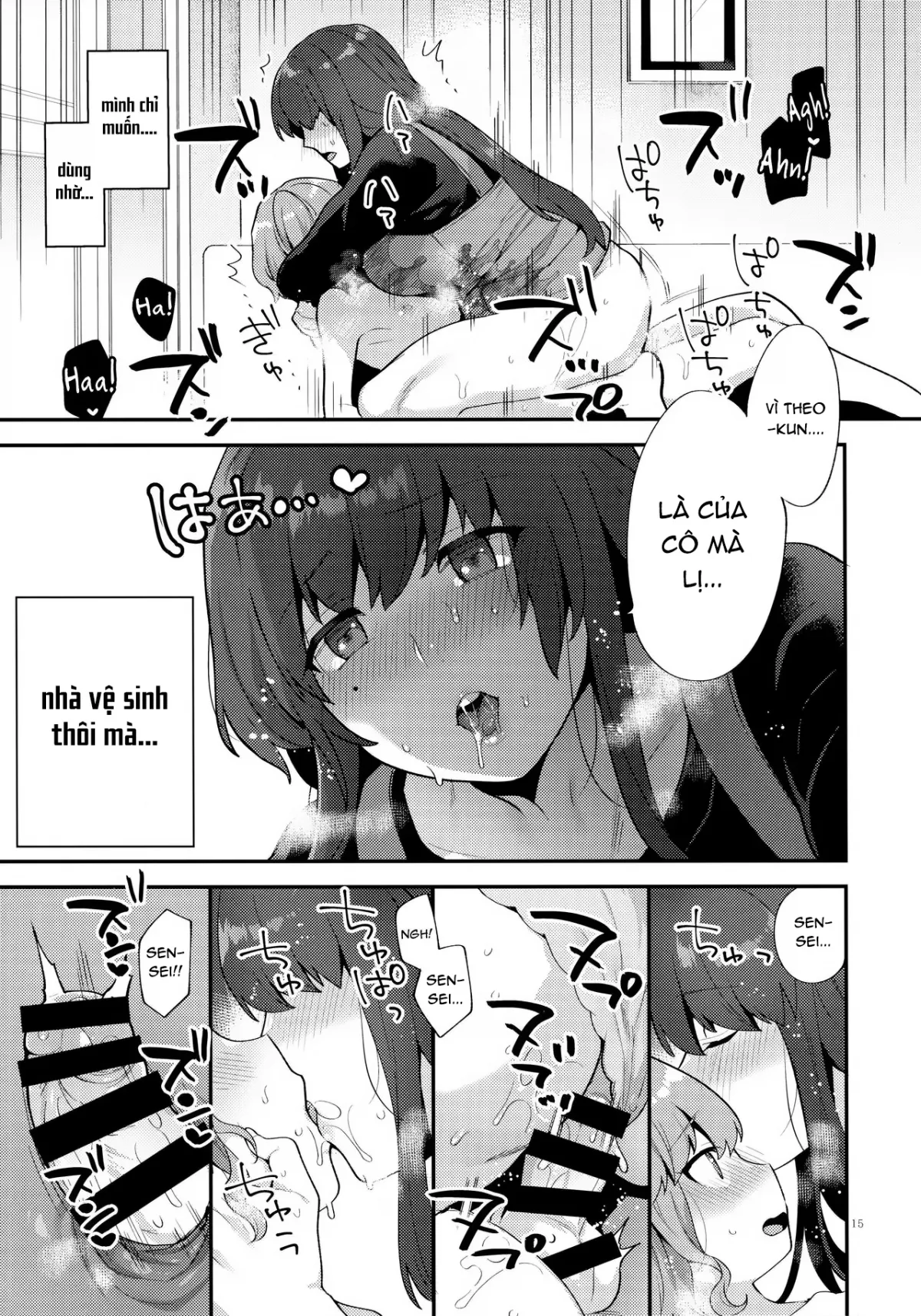 HentaiVN.net - Ảnh 15 - Cô gia sư và tôi [Toilet o Kari ni Kita Dake na no ni] - Oneshot