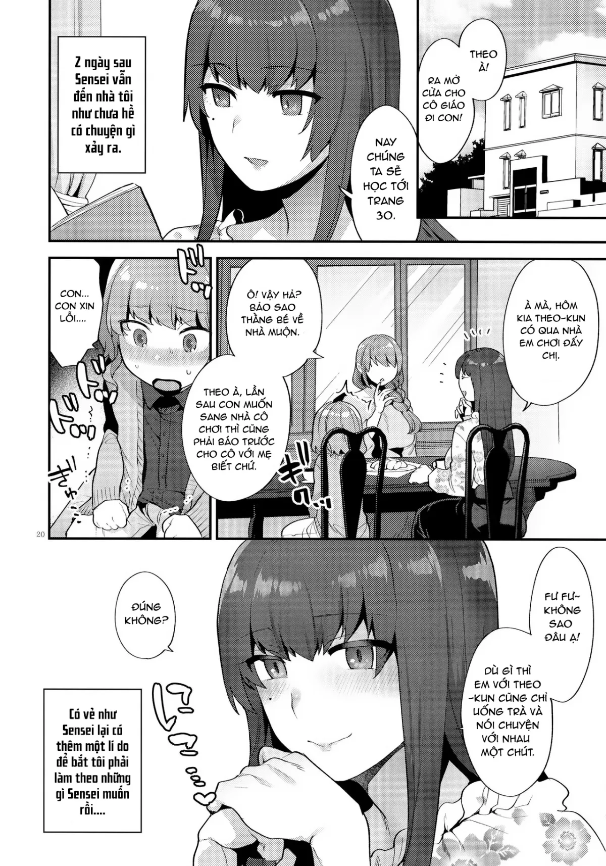 HentaiVN.net - Ảnh 20 - Cô gia sư và tôi [Toilet o Kari ni Kita Dake na no ni] - Oneshot