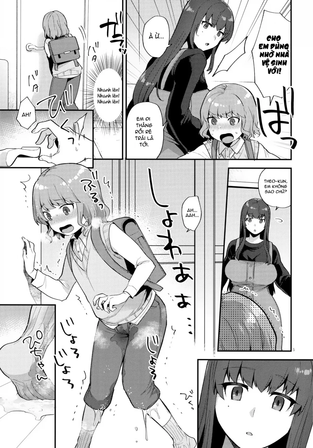 HentaiVN.net - Ảnh 5 - Cô gia sư và tôi [Toilet o Kari ni Kita Dake na no ni] - Oneshot