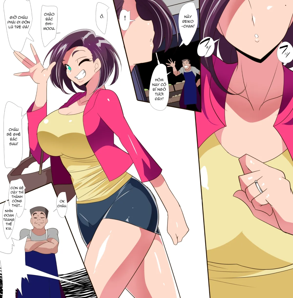 HentaiVN.net - Ảnh 5 - Hitozuma Choujin Mighty Madam! VS Saiin Yarichin Kaijin Zenpen - Oneshot