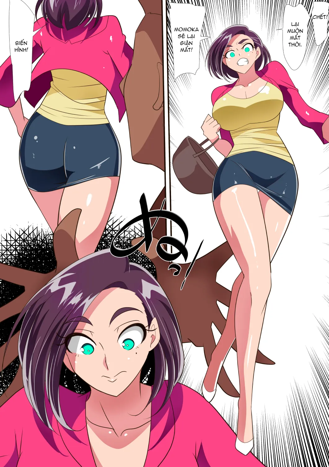 HentaiVN.net - Ảnh 6 - Hitozuma Choujin Mighty Madam! VS Saiin Yarichin Kaijin Zenpen - Oneshot