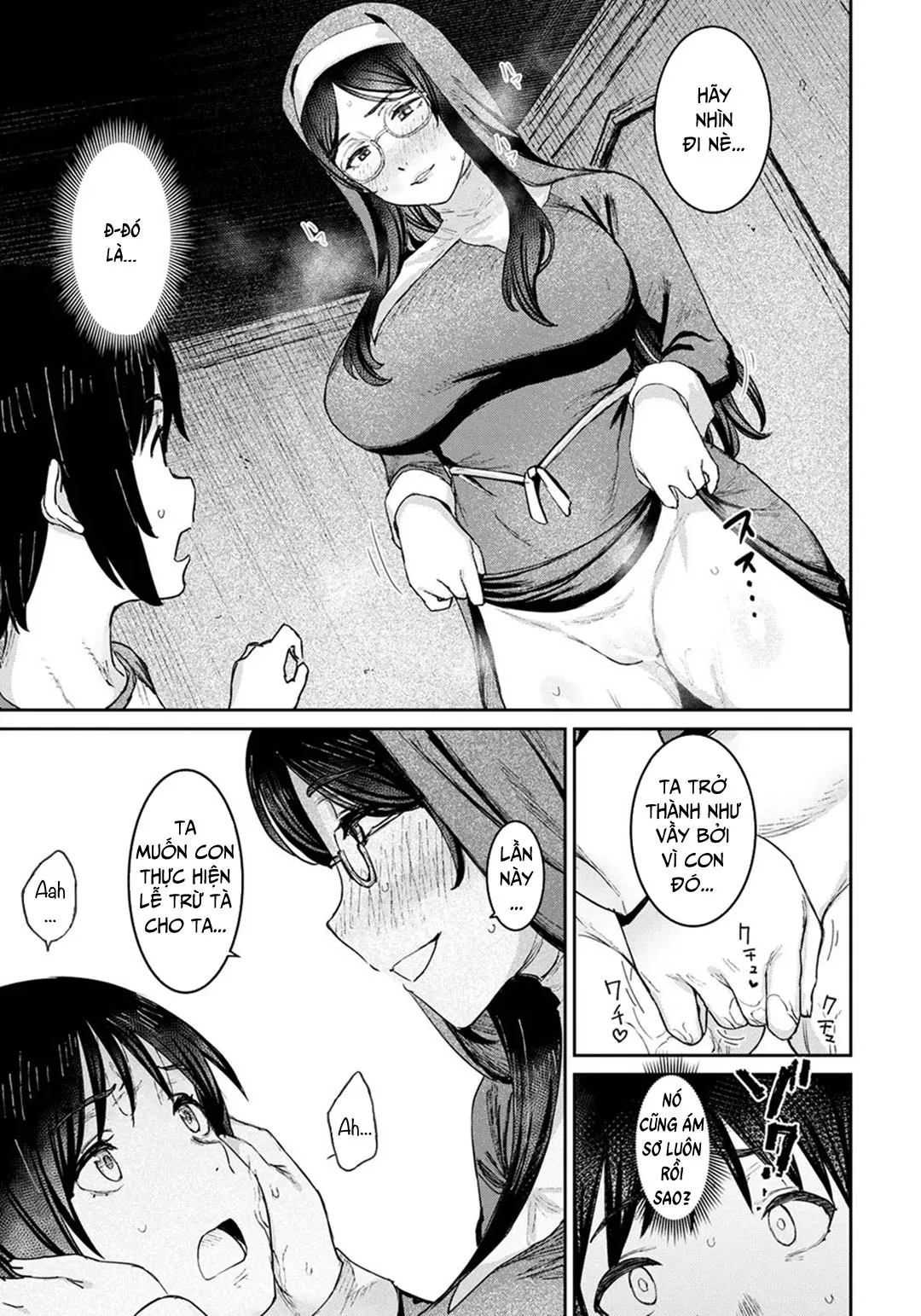 HentaiVN.net - Ảnh 11 - Cuộc trừ tà bí mật [Himitsu No Akuma Barai] - Oneshot
