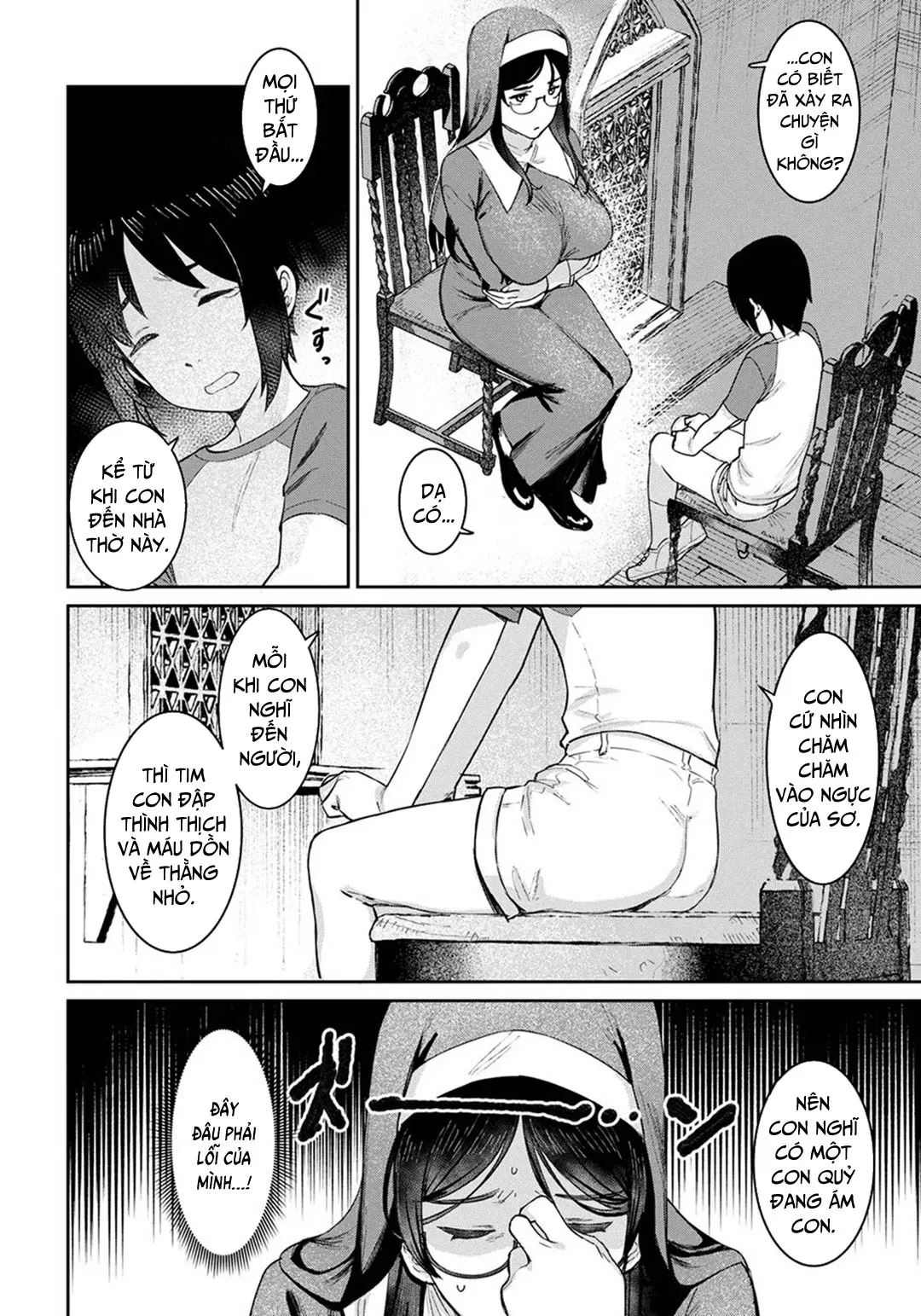 HentaiVN.net - Ảnh 3 - Cuộc trừ tà bí mật [Himitsu No Akuma Barai] - Oneshot