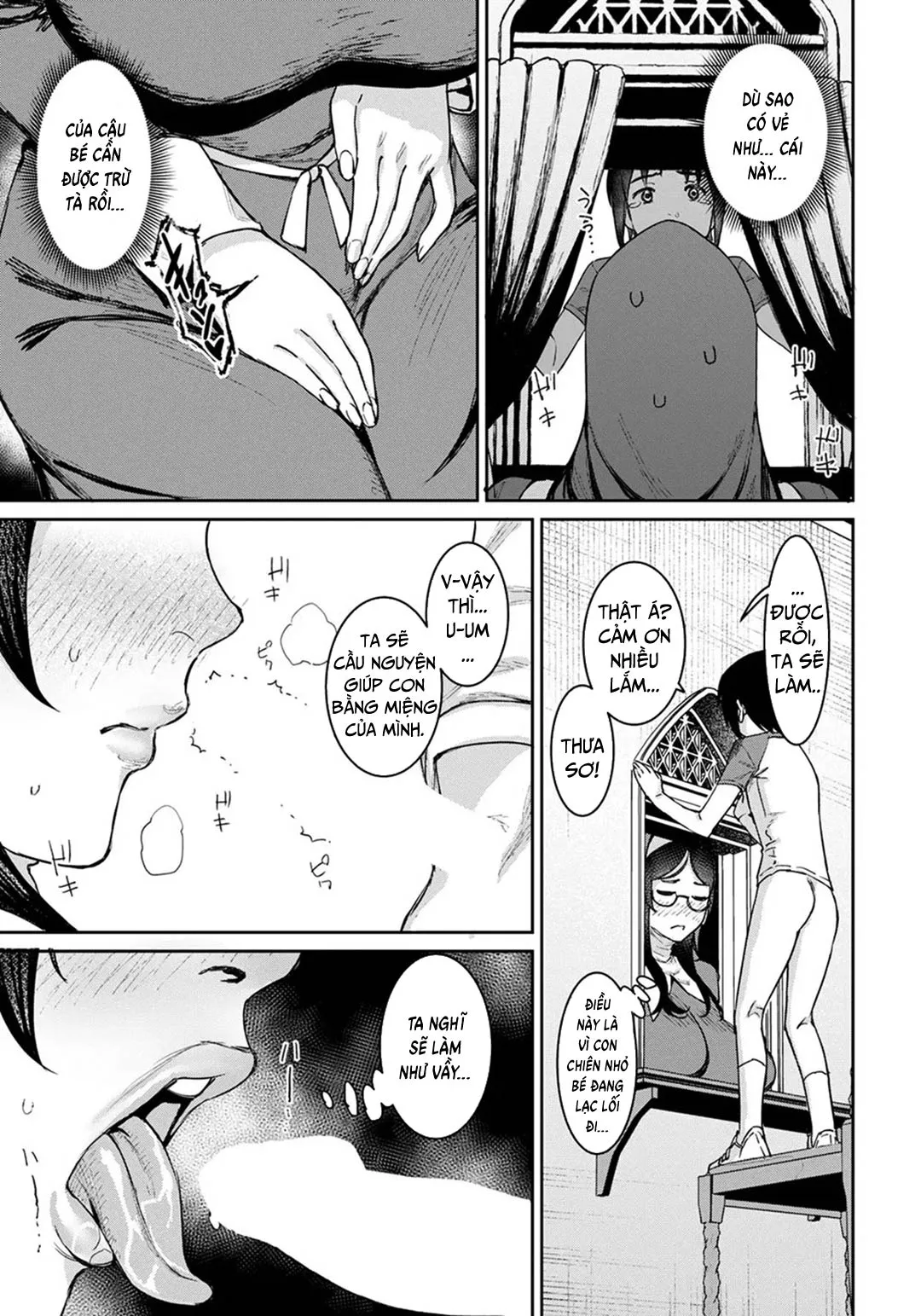 HentaiVN.net - Ảnh 6 - Cuộc trừ tà bí mật [Himitsu No Akuma Barai] - Oneshot