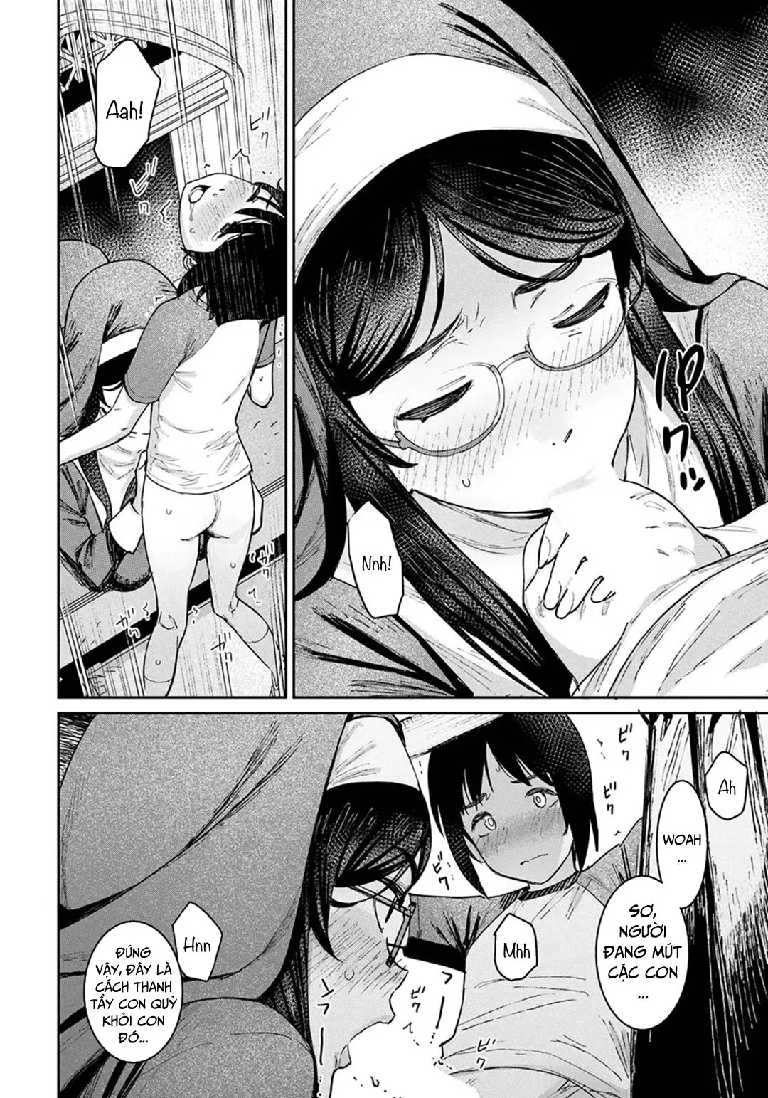 HentaiVN.net - Ảnh 7 - Cuộc trừ tà bí mật [Himitsu No Akuma Barai] - Oneshot