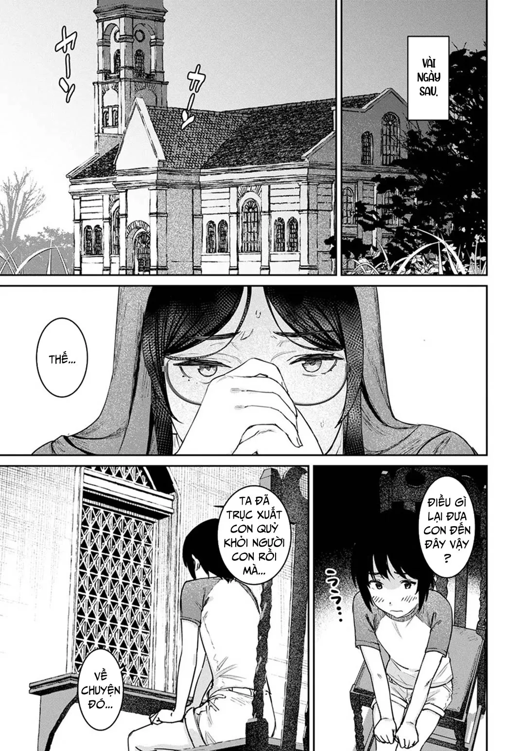 HentaiVN.net - Ảnh 9 - Cuộc trừ tà bí mật [Himitsu No Akuma Barai] - Oneshot