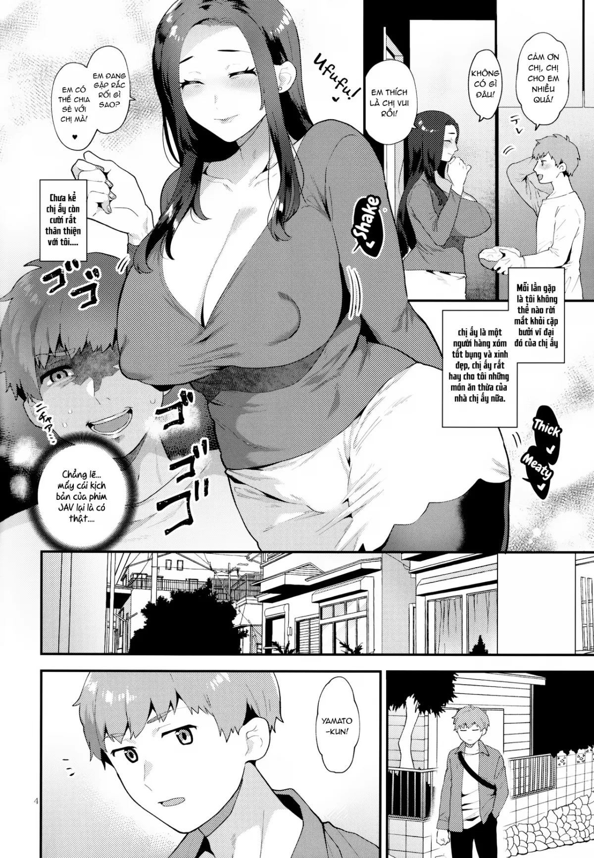HentaiVN.net - Ảnh 4 - Chuyện tôi và vợ chồng hàng xóm [Sasou Oku-san] - Oneshot