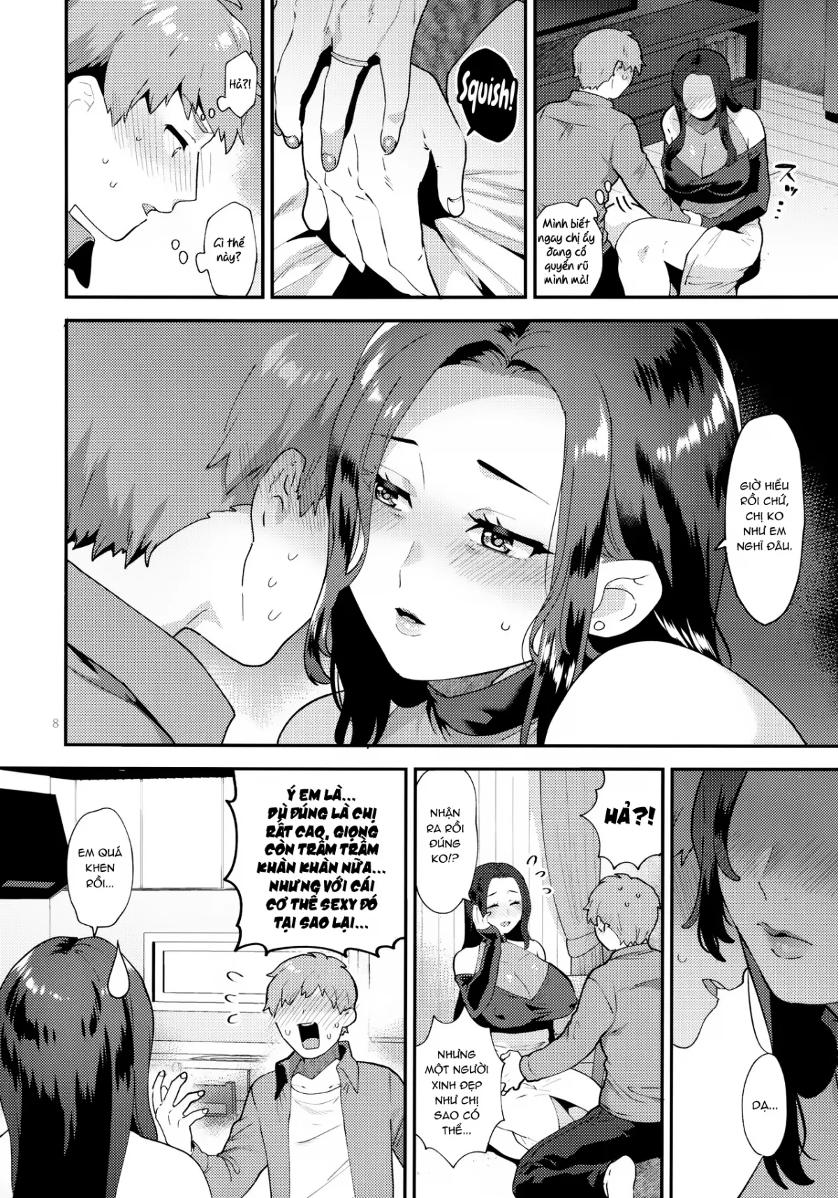 HentaiVN.net - Ảnh 8 - Chuyện tôi và vợ chồng hàng xóm [Sasou Oku-san] - Oneshot