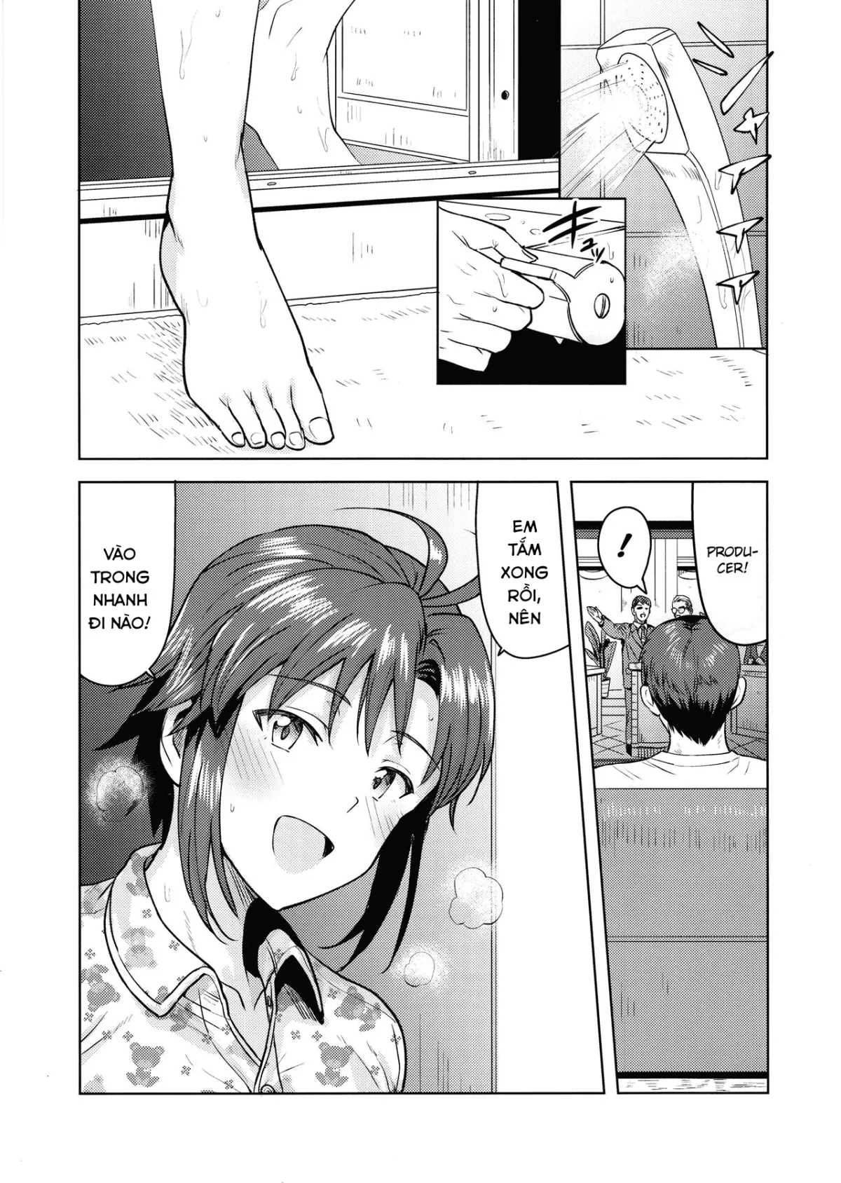 HentaiVN.net - Ảnh 3 - Bathtime with Makoto (THE IDOLM@STER) [Makoto to Ofuro] - Oneshot
