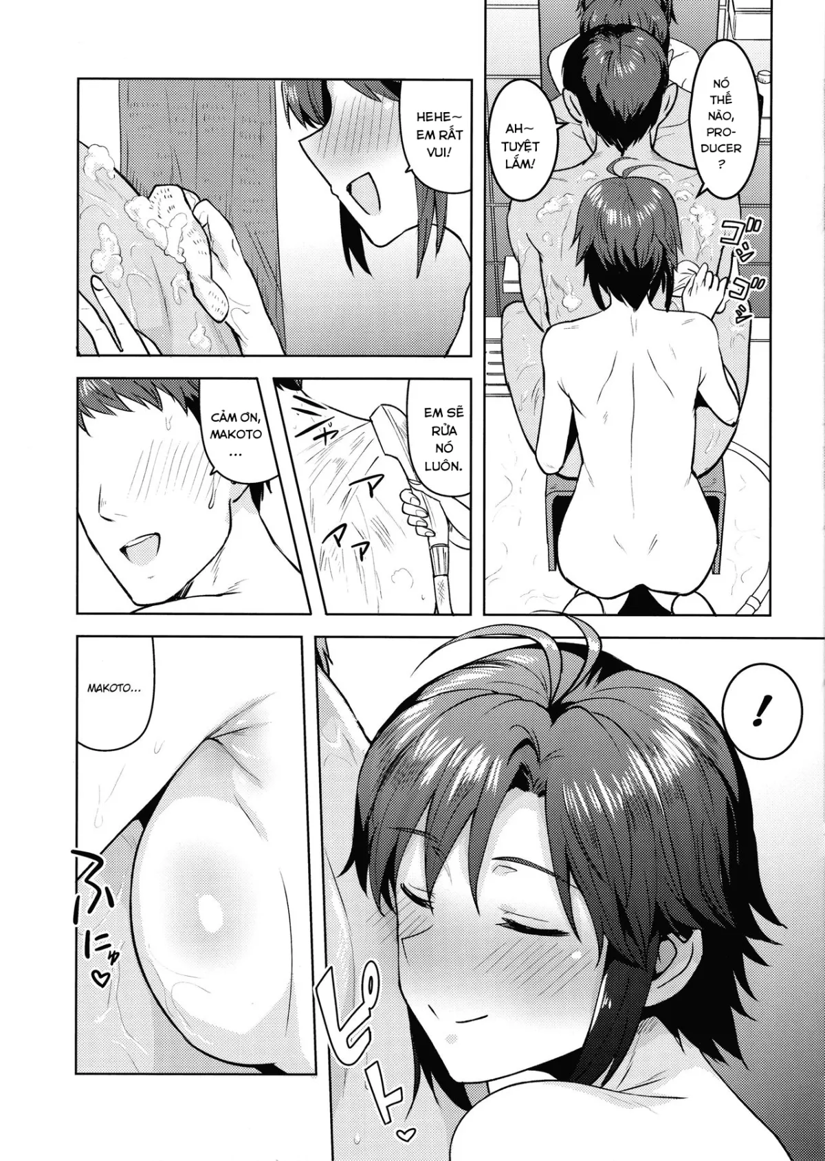 HentaiVN.net - Ảnh 6 - Bathtime with Makoto (THE IDOLM@STER) [Makoto to Ofuro] - Oneshot