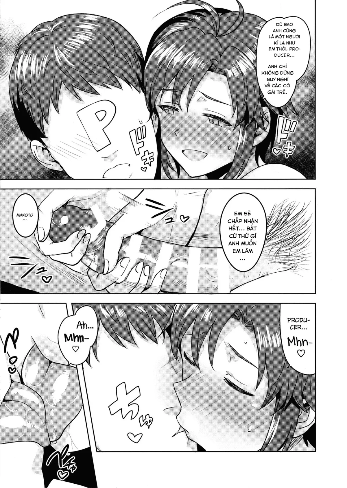 HentaiVN.net - Ảnh 9 - Bathtime with Makoto (THE IDOLM@STER) [Makoto to Ofuro] - Oneshot