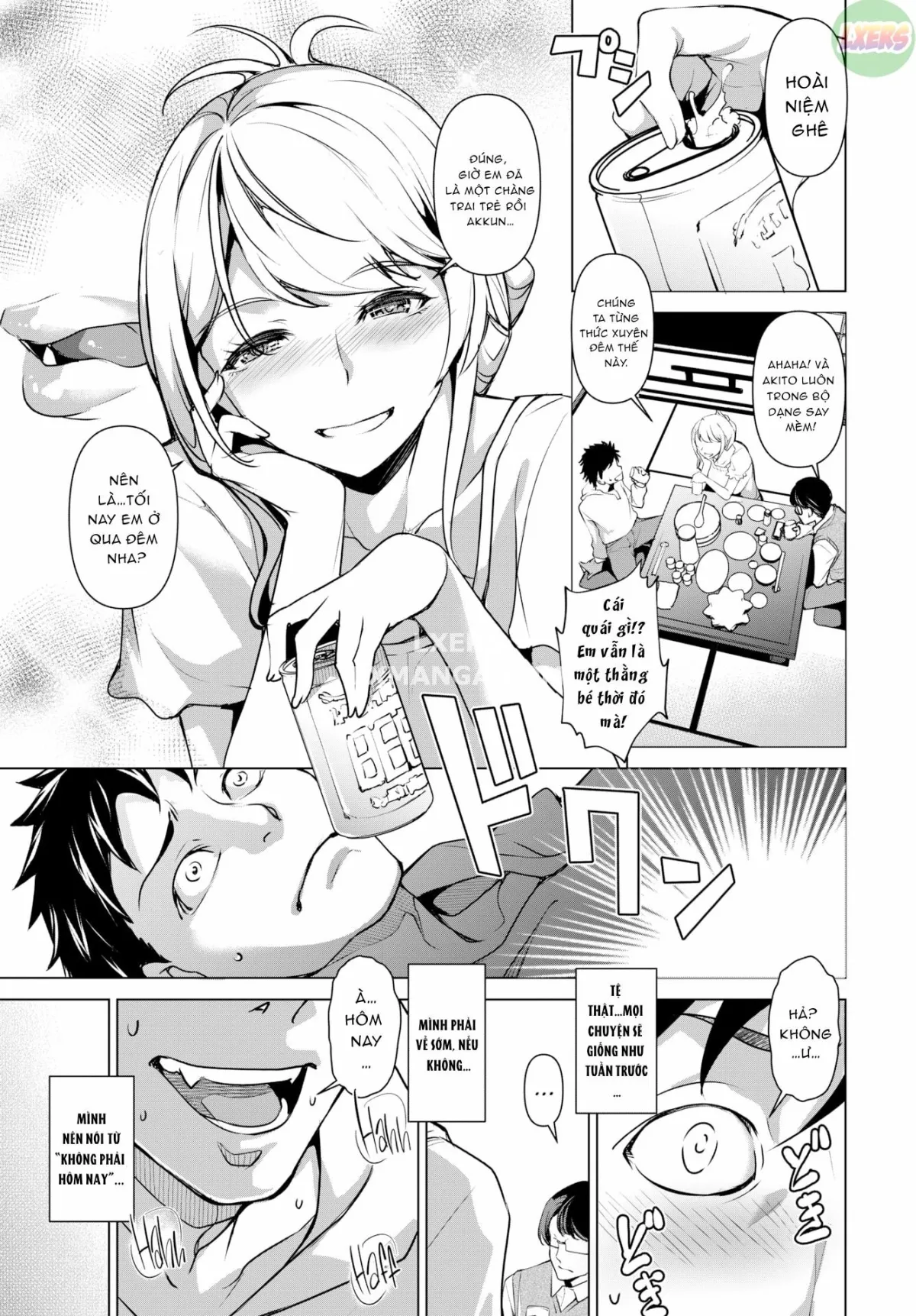 HentaiVN.net - Ảnh 3 - Chị dâu tôi có thói quen uống rượu không lành mạnh - Oneshot