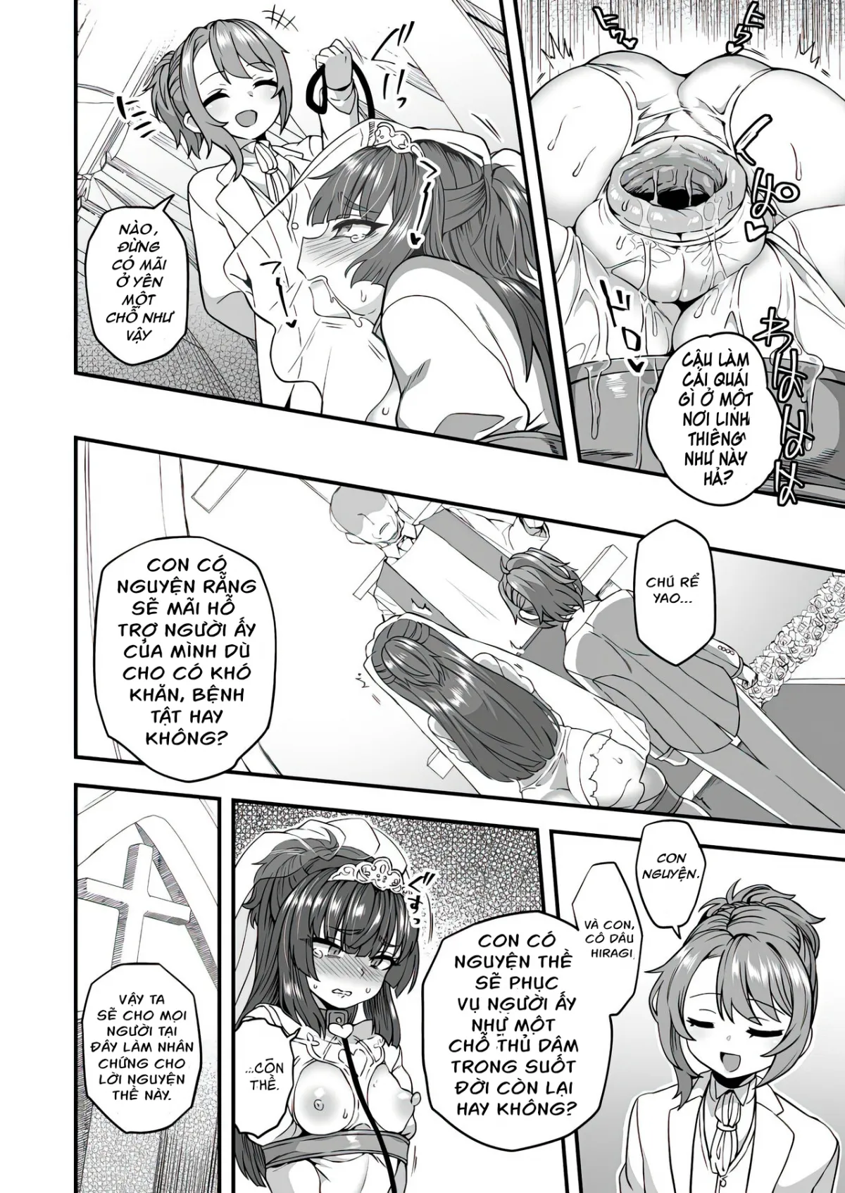 HentaiVN.net - Ảnh 8 - Hạnh Phúc Của Đôi Ta Sau Đám Cưới [Boku to Kimi no Shiawase Kekkonshiki] - Oneshot
