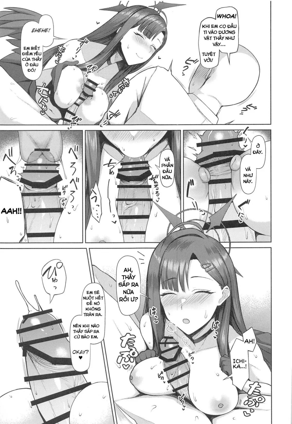 HentaiVN.net - Ảnh 9 - Sensei wa Shouganai Hitossu ne (Blue Archive) [Sensei, you're just so hopeless, aren't you?] - Oneshot